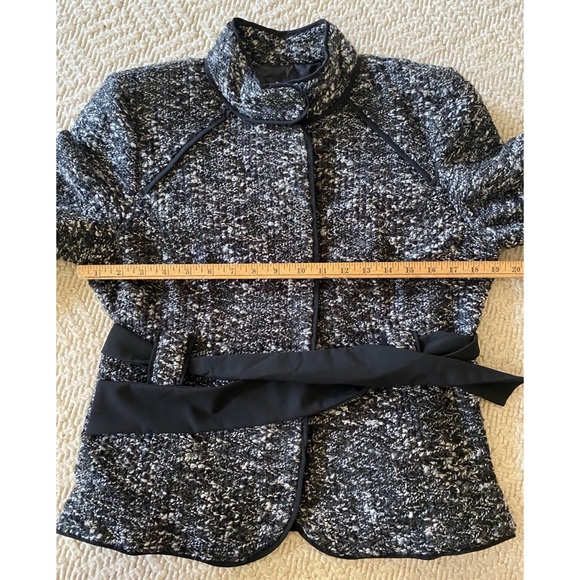 Sandro Belted Tweed Jacket - L - Picture 10 of 11